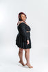 Black Ruffle Skirt Set | Plus Size